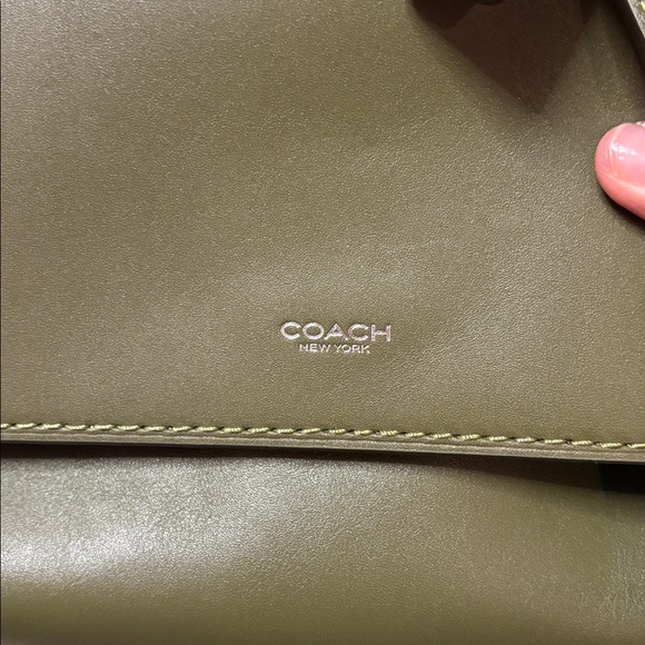 Coach Slouchy Rogue Top Handle in Olive - Picture 5 of 17